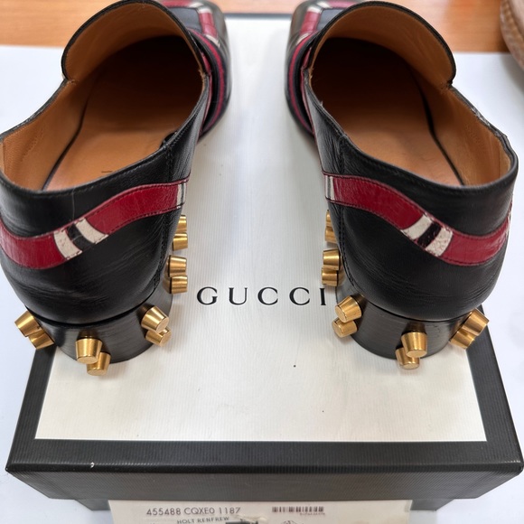 Authentic Gucci Marmont loafers in sz 37 - Picture 8 of 12